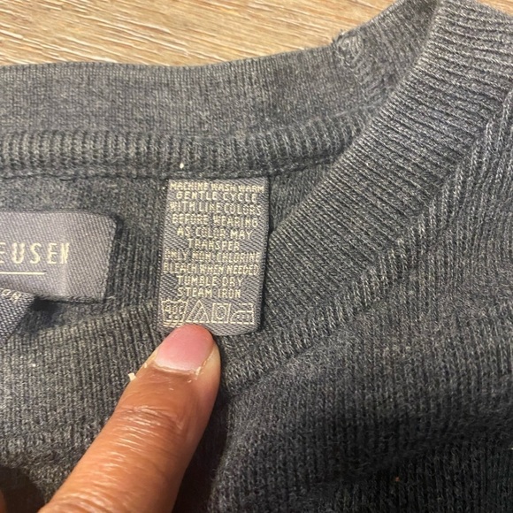 Van Heusen Sweater Mens Long Sleeve Regular Fit XXL Dark Gray Pullover. - Picture 8 of 9